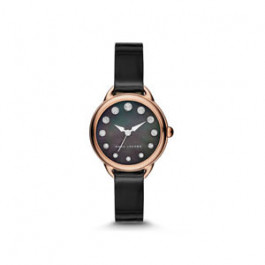 Horlogeband Marc by Marc Jacobs MJ1513 Leder Zwart 10-12mm